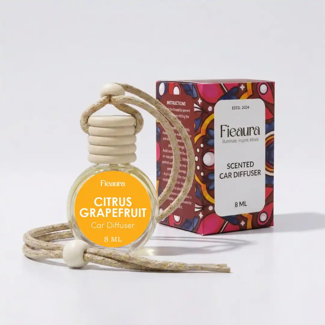 citrus grapefruit Hanging Car Diffuser With Box