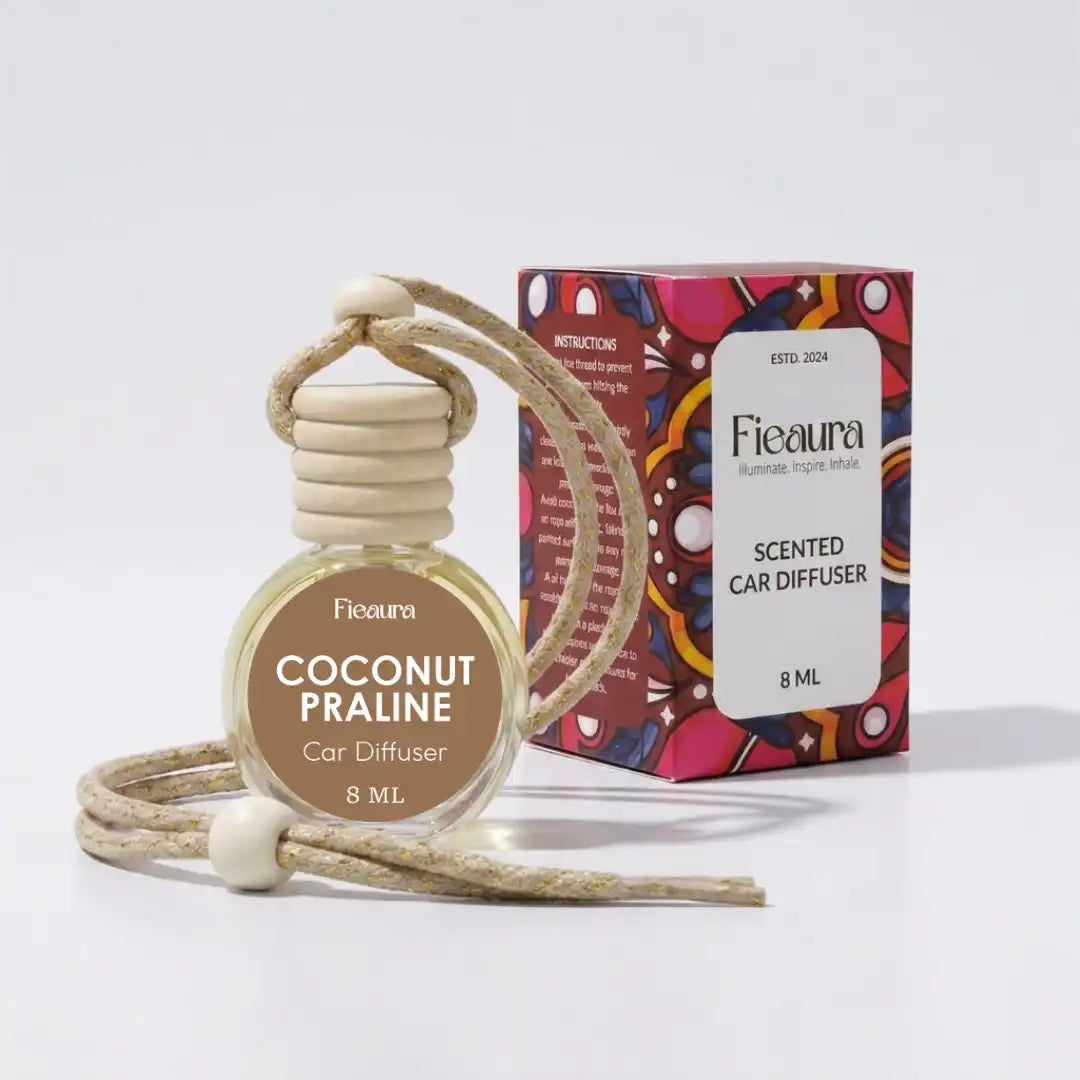 coconut praline Hanging Car Diffuser With Box