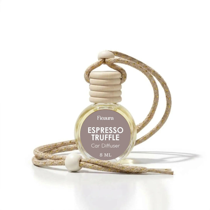 espresso truffle hanging car diffuser