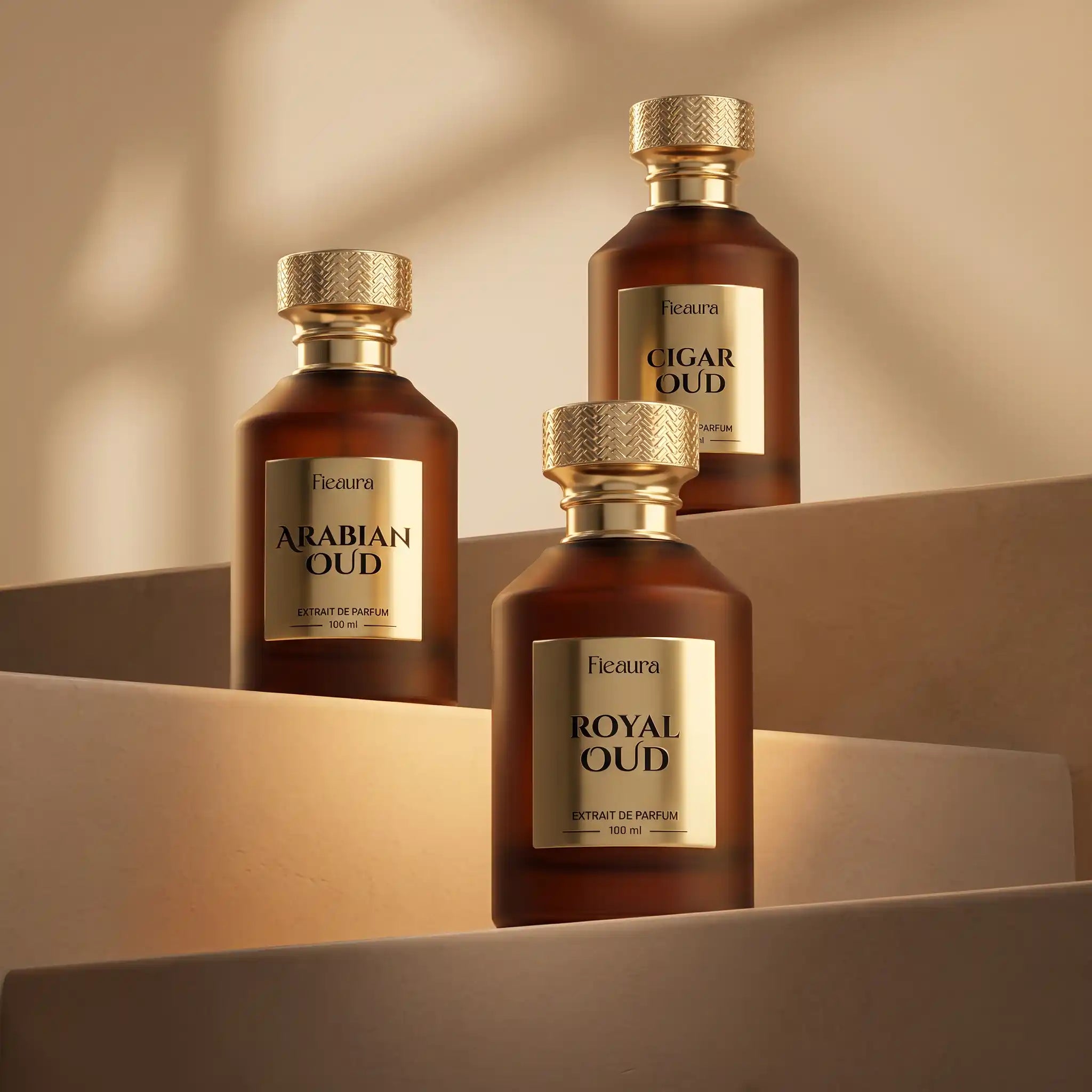 Fieaura perfumes bottles