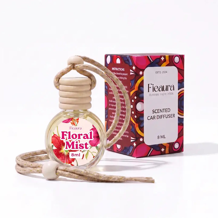 Floral Mist Hanging Car Diffuser - Premium Scent