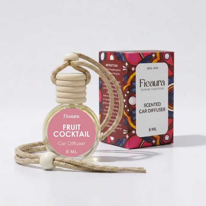 fruit cocktail Hanging Car Diffuser With Box