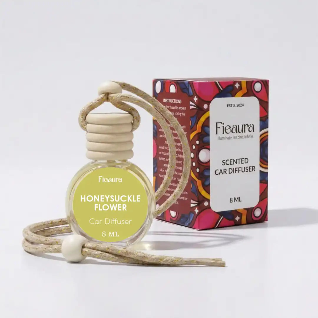 honeysuckle flower Hanging Car Diffuser With Box