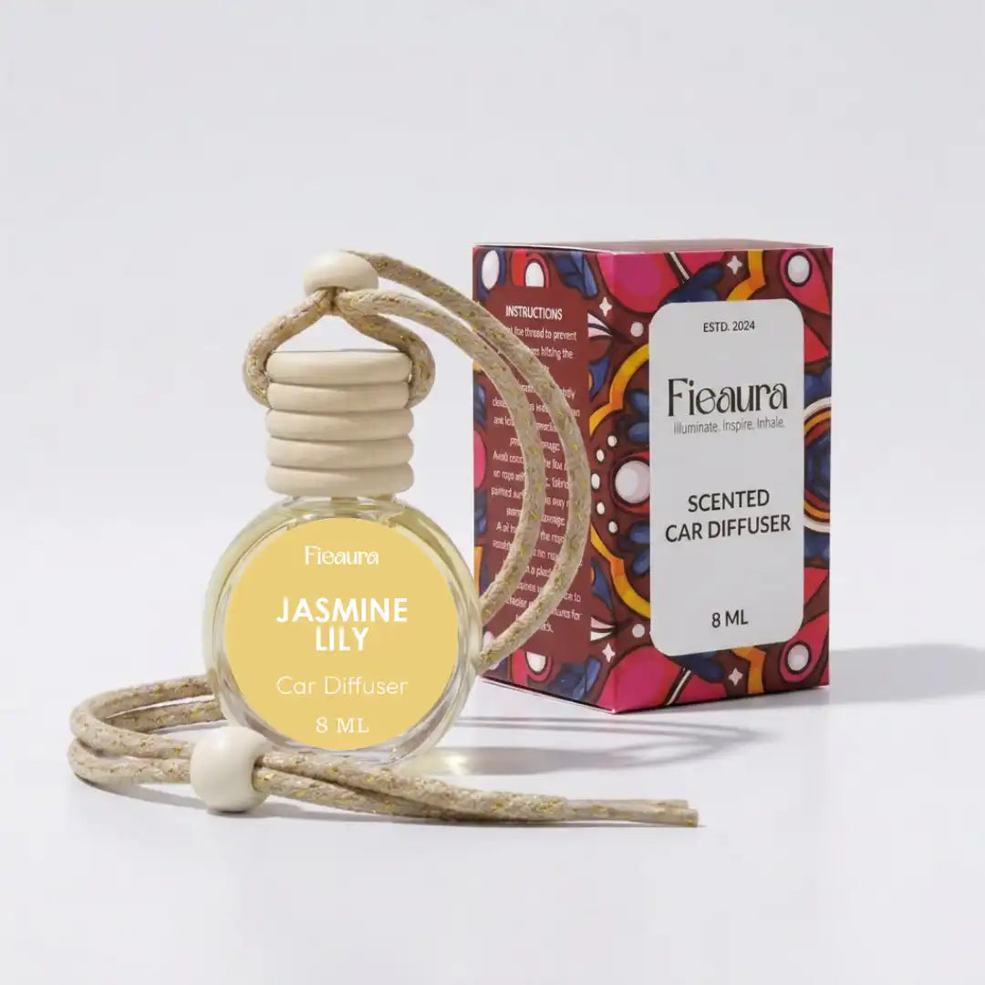 jasmine lily Hanging Car Diffuser With Box