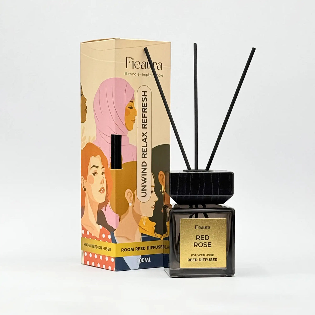 Red Reed Diffuser Room Reed Diffusers – Fieaura