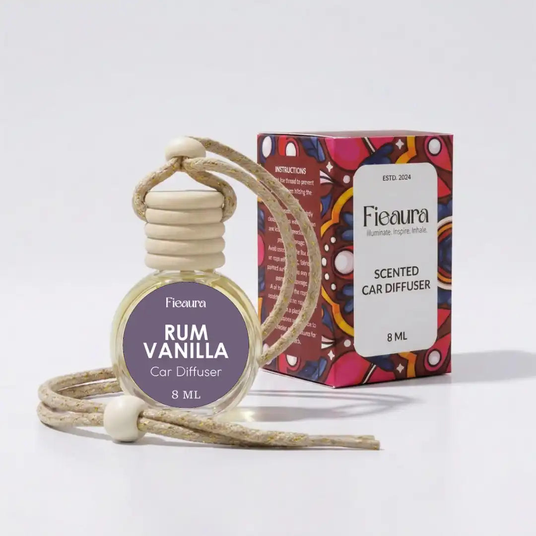 rum vanilla Hanging Car Diffuser With Box