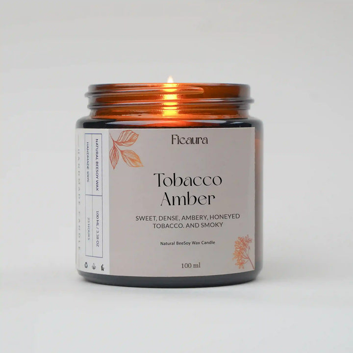 Tobacco Amber - Amber Glass Jar