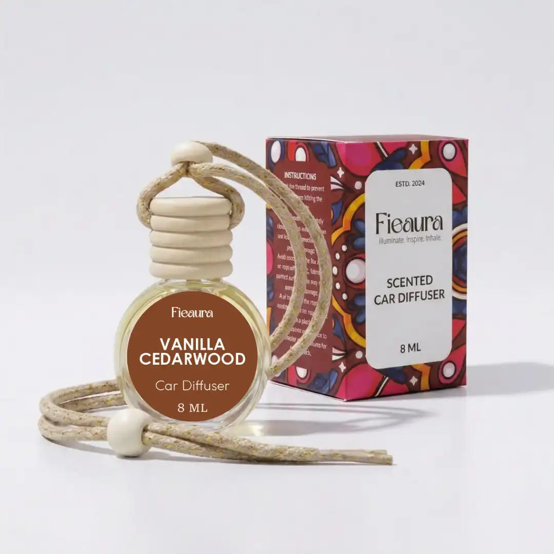 vanilla cedarwood Hanging Car Diffuser With Box