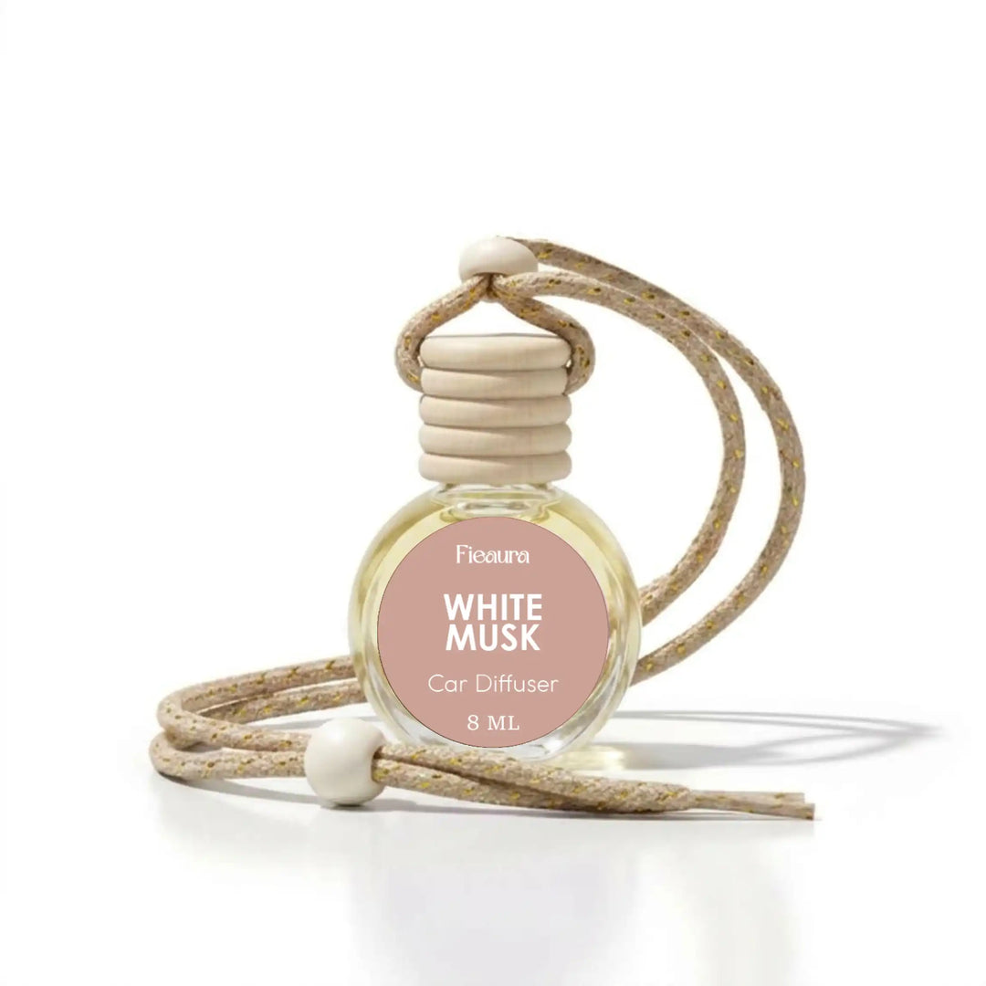 white musk hanging car diffuser